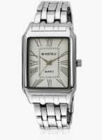 FOSTELO Silver Metal Analog Watch