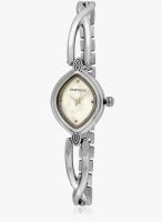 FOSTELO White Stainless Steel Analog Watch