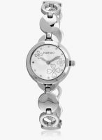 FOSTELO White Stainless Steel Analog Watch