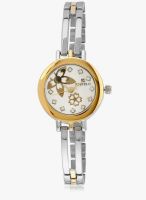 FOSTELO White Stainless Steel Analog Watch