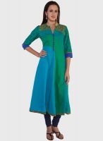 Globus Green Printed Kurtis