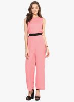 Harpa Pink Solid Jumpsuit