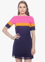 ITI Multicoloured Printed Skater Dress