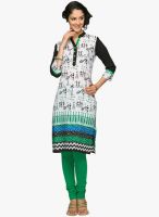 Jashn White Printed Kurtis