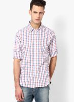 London Bridge Checks Red Casual ShirtChecks White Casual Shirt