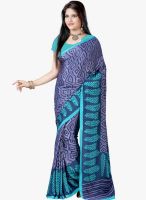 Lookslady Grey Printed Saree