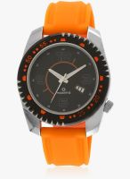 Maxima Attivo Collection Orange/Black Analog Watch