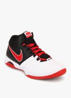 Nike Air Visi Pro V White Basketball Shoes