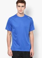 Puma Blue Round Neck T-Shirt