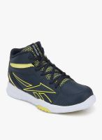 Reebok Clean Shot Navy Blue Basketball Shoes