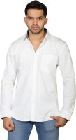 Ruti Men's Solid Formal White Shirt