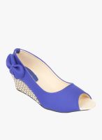 Shoetopia Blue Peep Toes