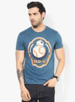 Star Wars Blue Printed Round Neck T-Shirt