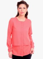 Street 9 Pink Solid Shirt