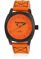 Superdry Syg128o Orange/Orange Analog Watch