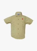 Tales & Stories Olive Casual Shirt