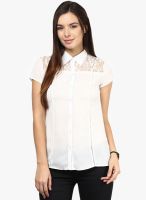 The Vanca Off White Solid Shirt