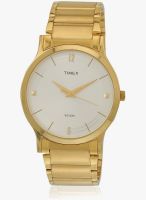 Timex Ti000r40600 Golden/Silver Analog Watch