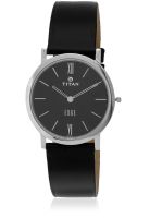 Titan Ne679sl02 Black/Black Analog Watch