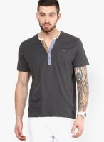 Tom Tailor Grey Henley T-Shirt