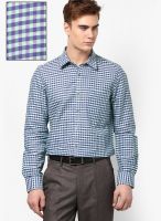 Turtle Checked Green Formal Shirt