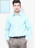 Turtle Striped Light Blue Formal Shirt