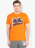 Ucla Orange Round Neck T-Shirt