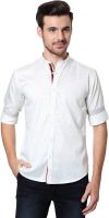 Van Heusen Men's Printed Casual White Shirt