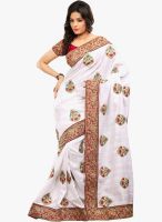 Xclusive Chhabra Off White Embroidered Saree