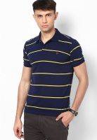 Allen Solly Blue Half Sleeve Polo T-Shirt