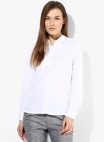 Arrow Woman White Printed Shirt