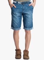 BEEVEE Blue Printed Shorts