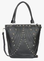 Bagkok Black Polyurethane (Pu) Handbag