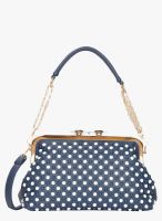 Bagkok Blue Polyurethane (Pu) Handbag