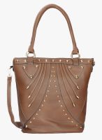 Bagkok Brown Polyurethane (Pu) Handbag