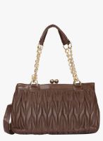 Bagkok Brown Polyurethane (Pu) Handbag