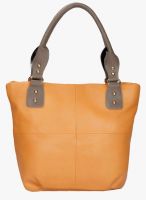 Bagkok Tan Polyurethane (Pu) Handbag