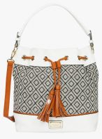 Bagkok White Polyurethane (Pu) Handbag