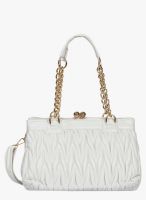 Bagkok White Polyurethane (Pu) Handbag