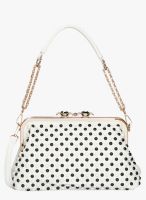 Bagkok White Polyurethane (Pu) Handbag