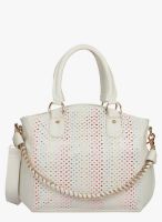 Bagkok White Polyurethane (Pu) Handbag