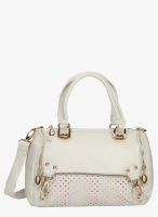 Bagkok White Polyurethane (Pu) Handbag