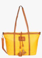 Bagkok Yellow Polyurethane (Pu) Handbag