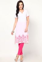 Biba Cotton Pink Kurti