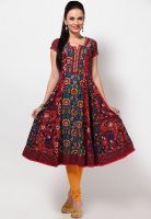 Biba Red Printed Kurtis