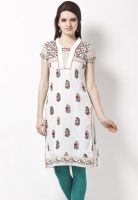 Biba White Printed Kurtis