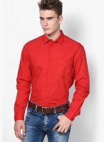 Blue Saint Red Colour Casual Shirt