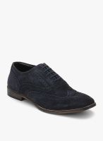 Breakbounce Navy Blue Brogue Lifestyle Shoes