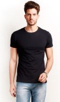 Change360 Solid Men's Round Neck Blue T-Shirt