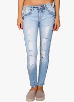 Code 61 Light Blue Solid Jeans